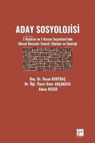 Aday Sosyolojisi | İhsan Kurtbaş | Gazi Kitabevi