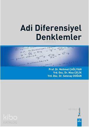 Adi Diferensiyel Denklemler | Mehmet Çağlıyan | Dora Yayıncılık