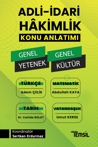 Adli- İdari Hakimlik Genel Yetenek- Genel Kültür Konu Anlatımı | Sertk