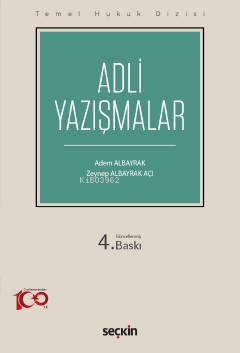 Adli Yazışmalar (THD) | Adem Albayrak | Seçkin Yayıncılık