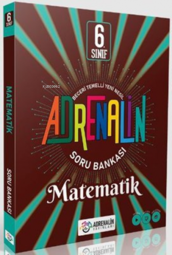 Adrenalin Yayınları 6.Sınıf Matematik Soru Bankası | Kolektif | Adrena