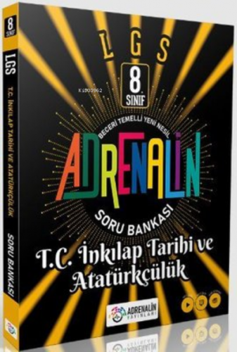 Adrenalin Yayınları 8.Sınıf İnkılap Tarihi Soru B. | Kolektif | Adrena