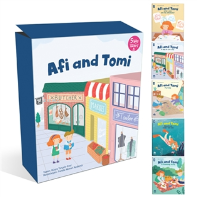 Afi And Tomi (5 Kitap Takım) | Büşra Tarçalır Erol | Martı Çocuk Yayın