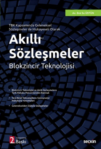 Akıllı Sözleşmeler | Ece Su Üstün | Seçkin Yayıncılık