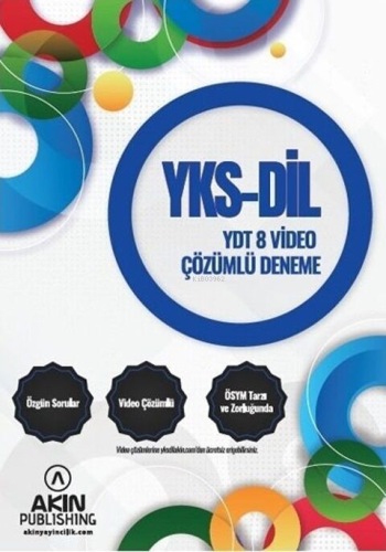 Akın Publishing Yayınları YKS DİL YDT Video Çözümlü 8 Deneme | Kolekti