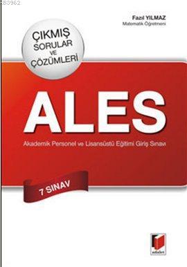 ALES Çıkmış Sorular ve Çözümleri - 7 Sınav; Akademik Personel ve Lisan