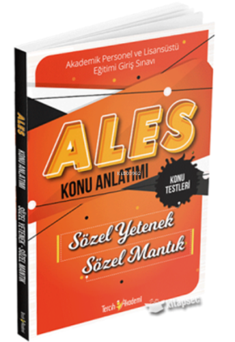 Ales Konu Anlatımı Sözel Yetenek Sözel Mantık | Kolektif | Tercih Akad