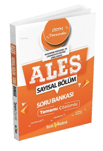 Ales Sayısal Tamamı Çözümlü Soru Bankası | Kolektif | Tercih Akademi