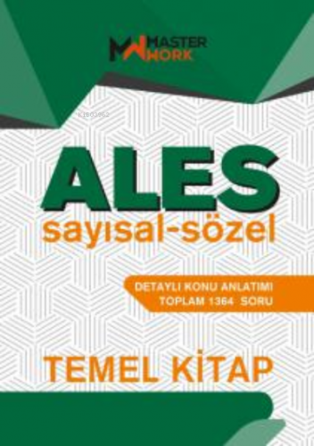 ALES Temel Kitap / Sayısal-Sözel Detaylı Konu Anlatımı | Kolektif | Ma