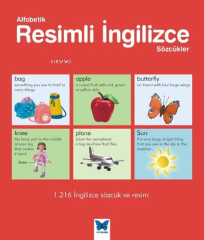 Alfabetik Resimli İngilizce Sözcükler | Jo Litchfield | Mavi Kelebek Y