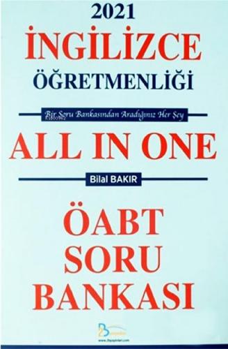 All İn One Öabt İngilizce Soru Bankası | Bilal Bakır | 2B Yayınları