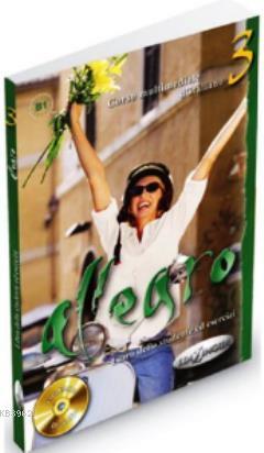 Allegro 3 (Ders Kitabı ve Çalışma Kitabı +CD) İtalyanca Orta Seviye | 