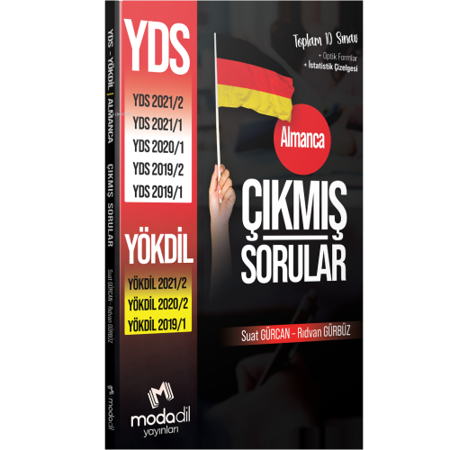 Almanca YDS YÖKDİL Çıkmış Sorular | Suat Gürcan | Modadil Yayınları