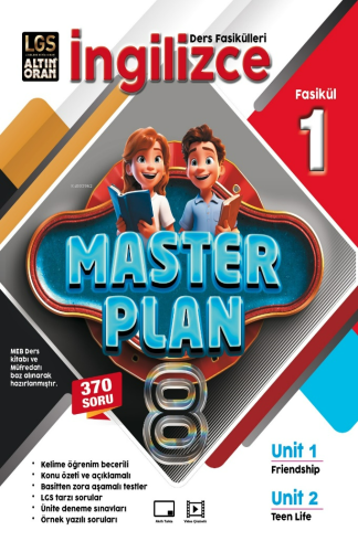 Altın Oran 8.Sınıf İngilizce Master Plan 1.Fasikül | Kolektif | Palme 