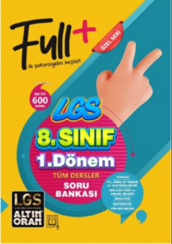 Altın Oran LGS 8.Sınıf Tüm Dersler 1.Dönem Soru Bankası | Kolektif | B