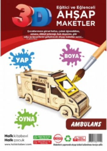 Ambulans Ahşap Maket | | Halk Kitabevi