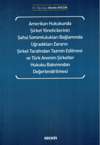 Amerikan Hukukunda Şirket Yöneticilerinin Şahsi Sorumlulukları;Bağlamı