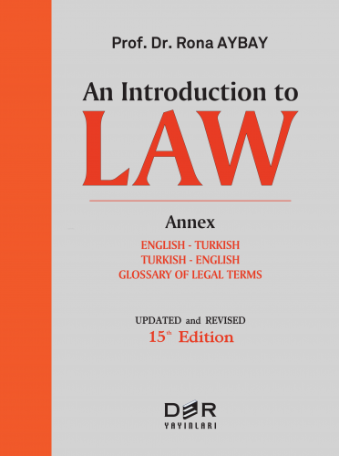 An Introduction To Law | Rona Aybay | Der Yayınları