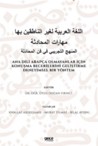 Ana Dili Arapça Olmayanlar İçin Konuşma Becerilerini Geliştirme Deneyi