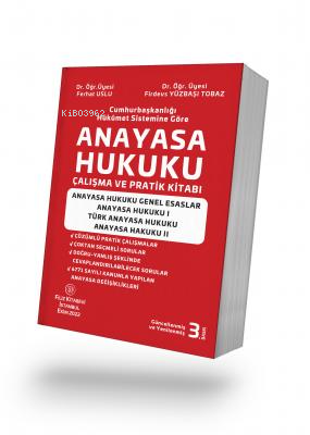 Anayasa Hukuku Çalışma ve Pratik Kitabı;Anayasa Hukuku Genel Esaslar A