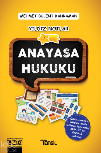 Anayasa Hukuku;Yıldız Notlar | Mehmet Bülent Kahraman | Temsil Kitap