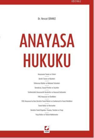 Anayasa Hukuku | Nevzat Sönmez | Seçkin Yayıncılık