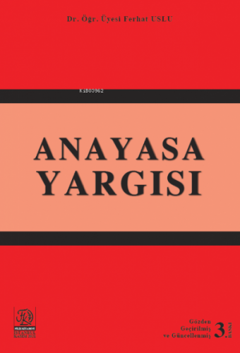 Anayasa Yargısı | Ferhat Uslu | Filiz Kitabevi