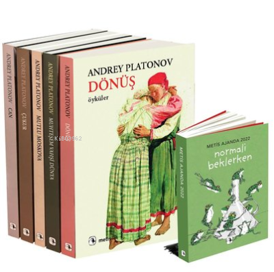 Andrey Platonov Seti 5 Kitap Takım - Metis Ajanda Hediyeli | Andrey Pl