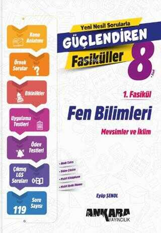 Ankara Yayıncılık Fen Bilimleri Güçlendiren 1. Fasikül | Eyüp Şenol | 