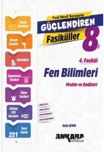 Ankara Yayıncılık Fen Bilimleri Güçlendiren 4. Fasikül | Eyüp Şenol | 