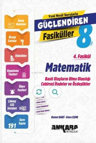 Ankara Yayıncılık Matematik Güçlendiren 4. Fasikül | Demet Baki | Anka