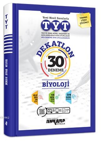 Ankara Yayıncılık TYT Dekatlon Biyoloji 30 Deneme | Ömer Çetinkaya | A