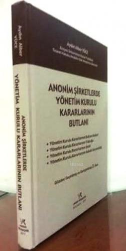 Anonim Şirketlerde Yönetim Kurulu Kararlarının Butlanı | Aydın Alber Y