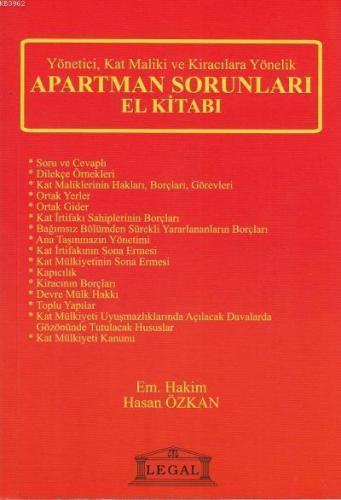 Apartman Sorunları El Kitabı | Hasan Özkan | Legal Yayıncılık