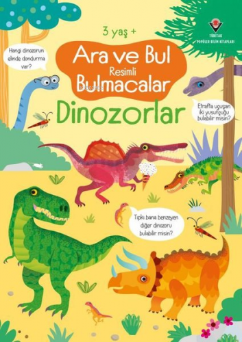 Ara ve Bul Resimli Bulmacalar - Dinozorlar | Gareth Lucas | Tübitak