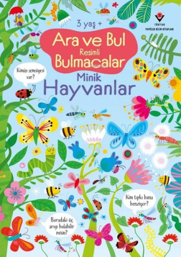 Ara ve Bul Resimli Bulmacalar Minik Hayvanlar | Kirsteen Robson | Tübi