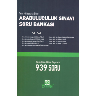 Arabuluculuk Sınavı Soru Bankası | Kolektif | Yetkin Yayınları