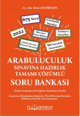 Arabuluculuk Sınavına Hazırlık Tamamı Çözümlü Soru Bankası | Mine Demi