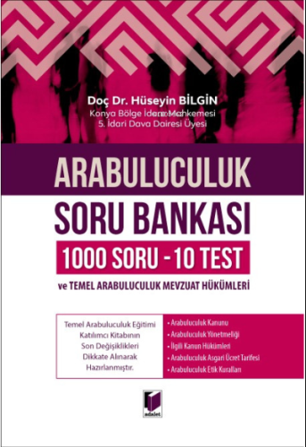 Arabuluculuk Soru Bankası (1000 Soru - 10 Test) ve Arabuluculuk Mevzua