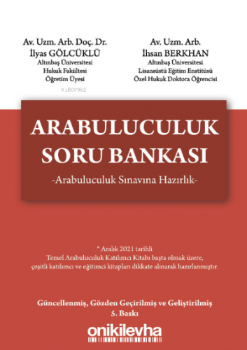 Arabuluculuk Soru Bankası | İlyas Gölcüklü | On İki Levha Yayıncılık