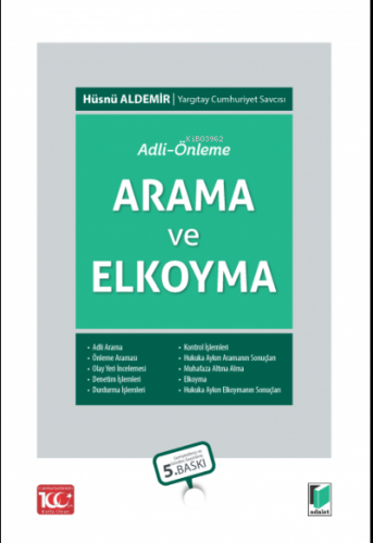 Arama ve Elkoyma | Hüsnü Aldemir | Adalet Yayınevi