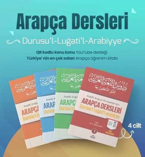 Arapça Dersleri : Durusu'l-Lugati'l-Arabiyye (4 Kitap Takım) | F. Abdu