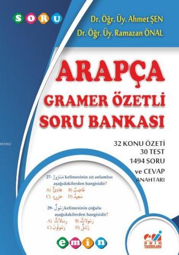 Arapça Gramer Özetli Soru Bankası; Arapça | Ahmet Şen | Emin Yayınları