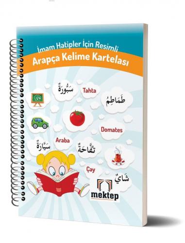 Arapça Kelime Kartelası | Kolektif | Mektep Yayınları