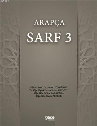 Arapça Sarf 3 | Hasan Selim Kıroğlu | Gece Kitaplığı Yayınları