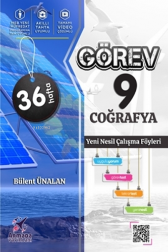 Armada 9.Sınıf Görev Coğrafya Yeni Nesil Çalışma Föyleri 36 Hafta | Bü