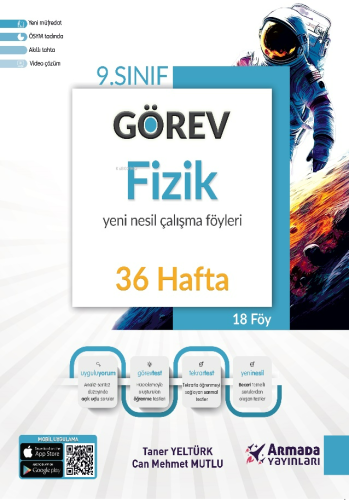 Armada 9. Sınıf Görev Fizik Yeni Nesil Çalışma Föyleri;36 Hafta | Tane