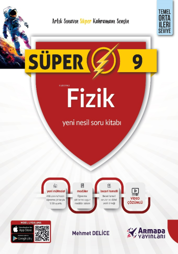 Armada 9. Sınıf Süper Fizik Yeni Nesil Soru Kitabı | Mehmet Delice | A