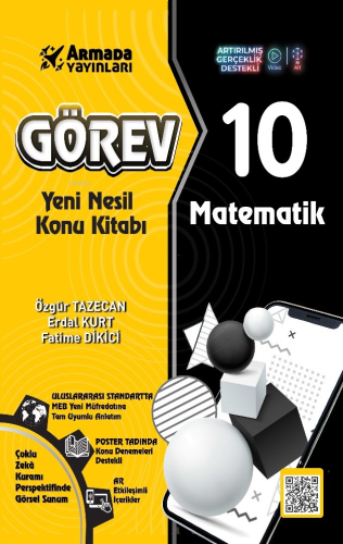 Armada Görev 10 Matematik Yeni Nesil Konu Kitabı | Özgür Tazecan | Arm