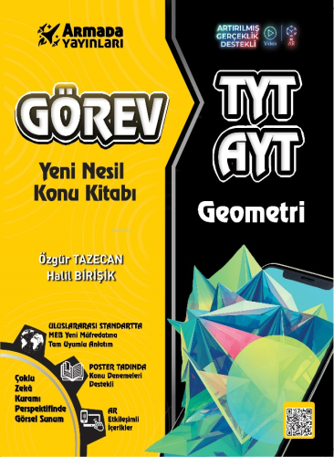 Armada Görev TYT AYT Yeni Nesil Geometri Konu Kitabı | Özgür Tazecan |